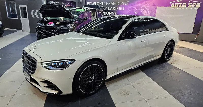 łódzkie Mercedes-Benz Klasa S cena 549000 przebieg: 21000, rok produkcji 2022 z Bełchatów